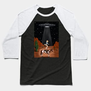 Cowgirl abduction Baseball T-Shirt